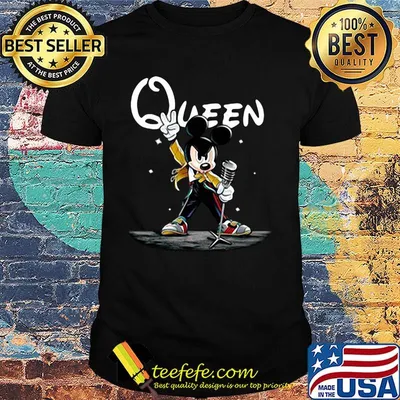 Queen Mickey Mouse Band shirt