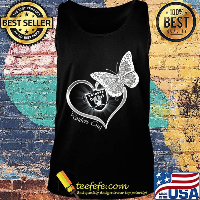 Raiders girl love butterfly s Tank top Raiders girl love butterfly s Tank top