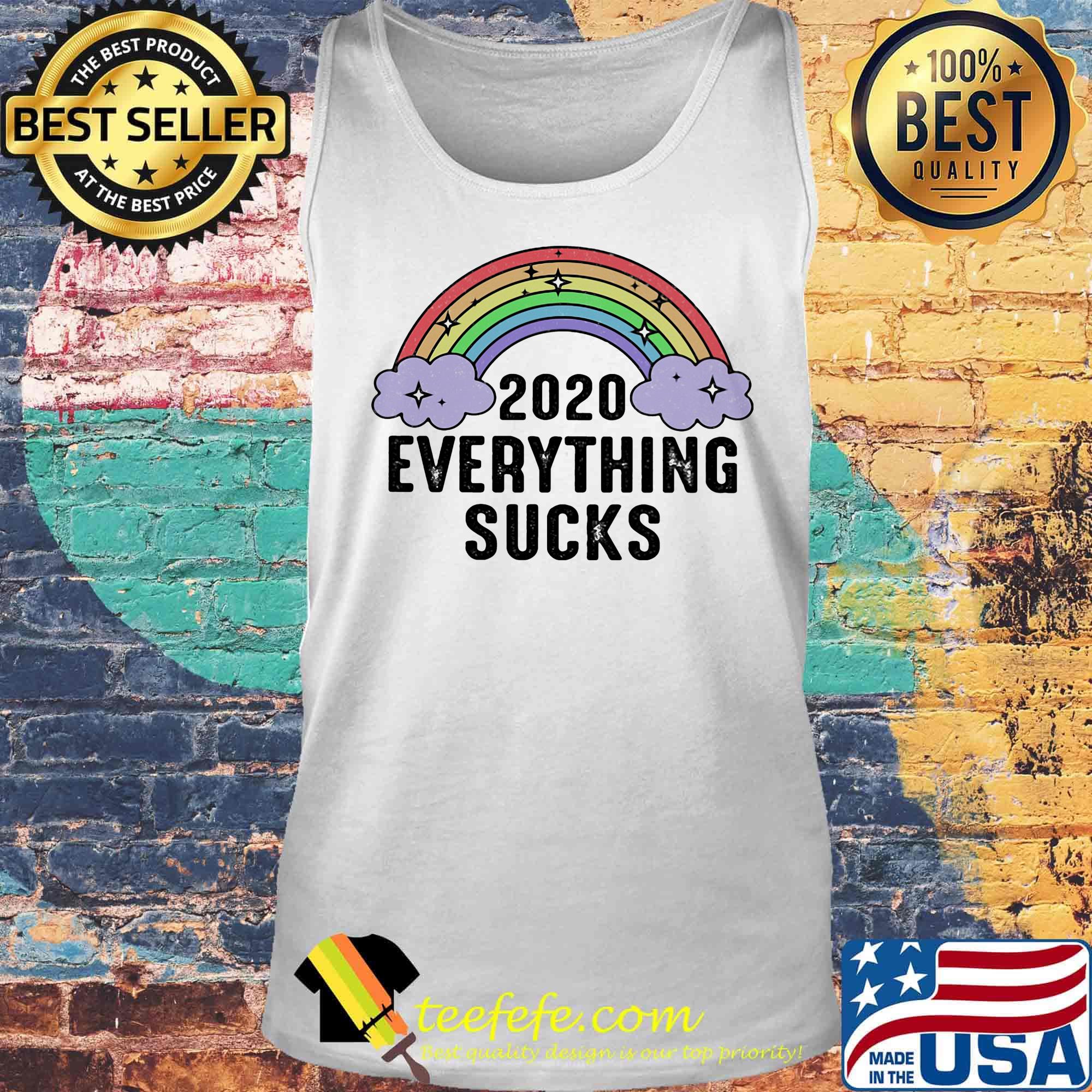 Rainbow 2020 everything sucks s Tank top Rainbow 2020 everything sucks s Tank top