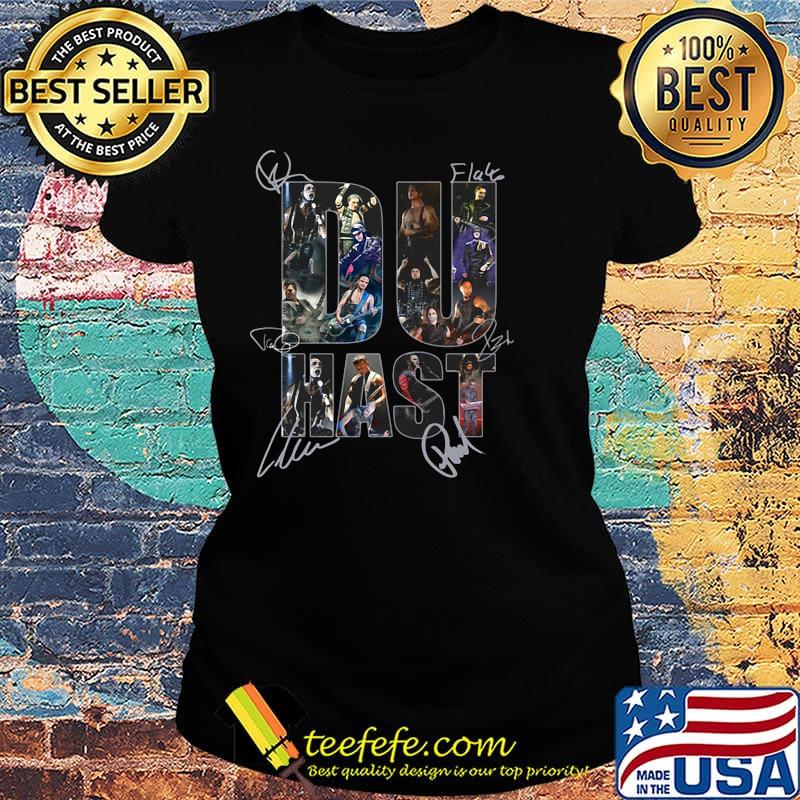 Rammstein band du hast members signatures s Ladies tee Rammstein band du hast members signatures s Ladies tee
