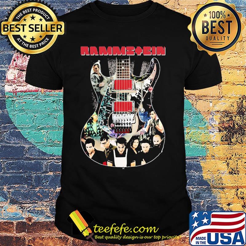 Rammstein band members guitar shirt Rammstein band members guitar shirt