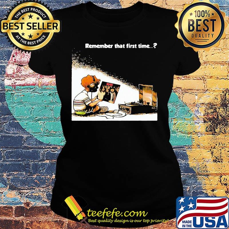 Remember that first time acdc band s Ladies tee Remember that first time acdc band s Ladies tee