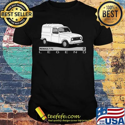Renault f4 legend logo white car shirt