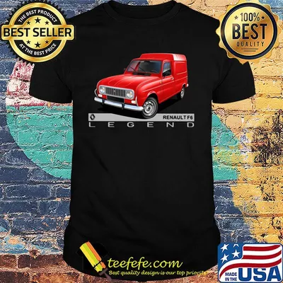 Renault f6 legend logo red car shirt