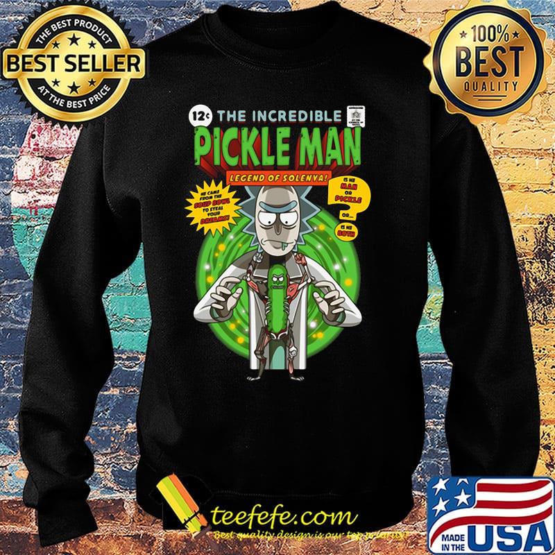 Rick 12c the incredible pickle man legend of solenya s Sweater Rick 12c the incredible pickle man legend of solenya s Sweater