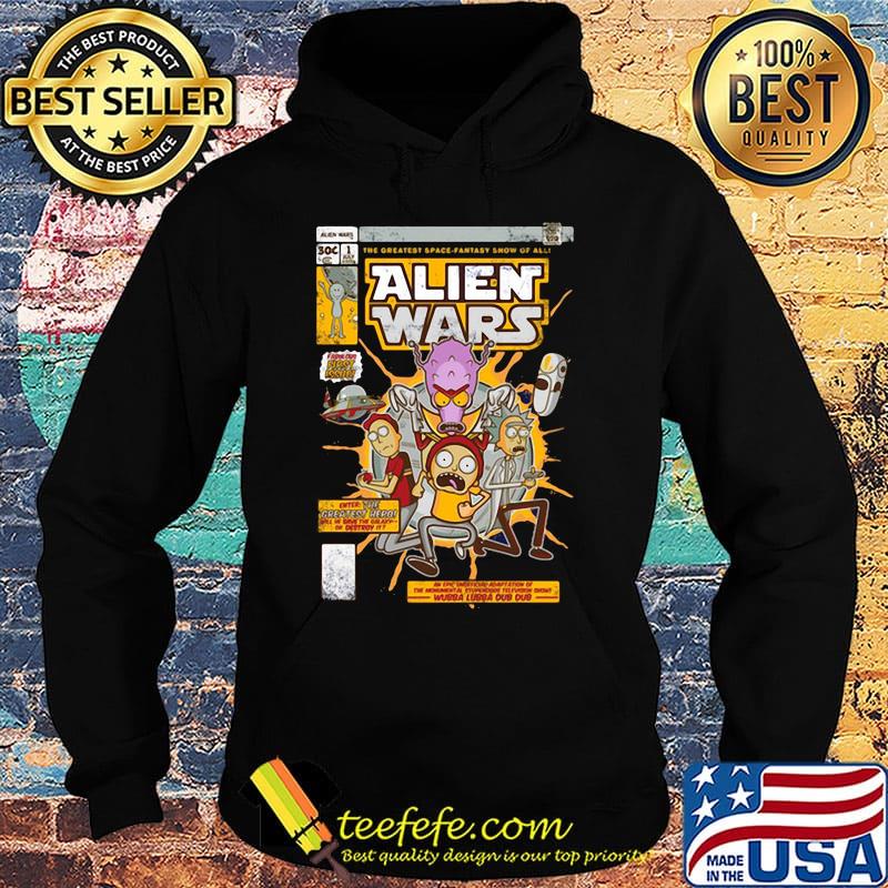 Rick and morty alien wars s Hoodie Rick and morty alien wars s Hoodie