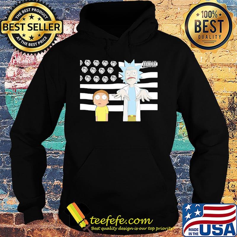 Rick and morty american flag independence day s Hoodie Rick and morty american flag independence day s Hoodie