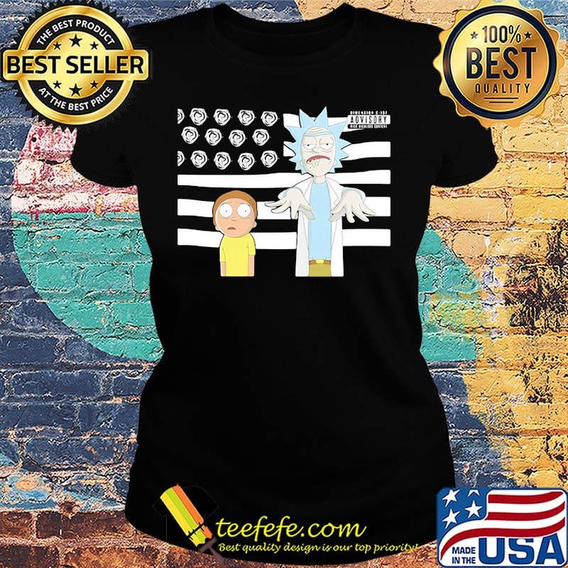 Rick and morty american flag independence day s Ladies tee Rick and morty american flag independence day s Ladies tee