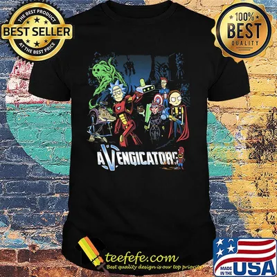 Rick and morty avengicators heroes shirt