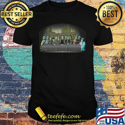 Rick and morty characters play cards shirt