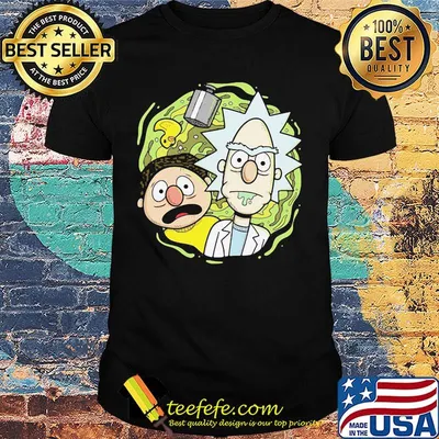 Rick and morty clown shirt