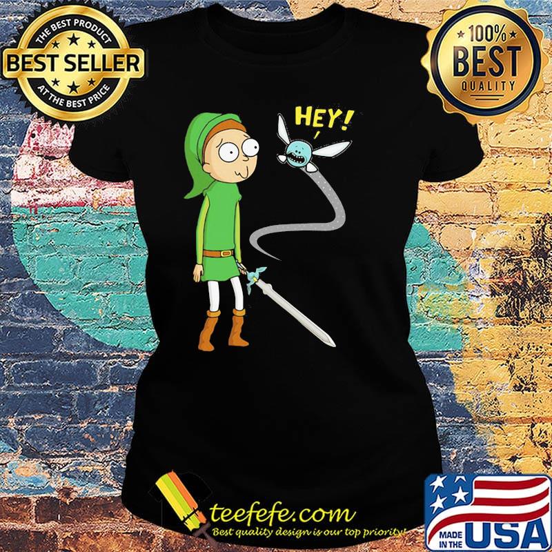 Rick and morty hold sword hey s Ladies tee Rick and morty hold sword hey s Ladies tee