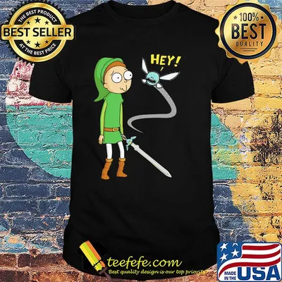 Rick and morty hold sword hey shirt