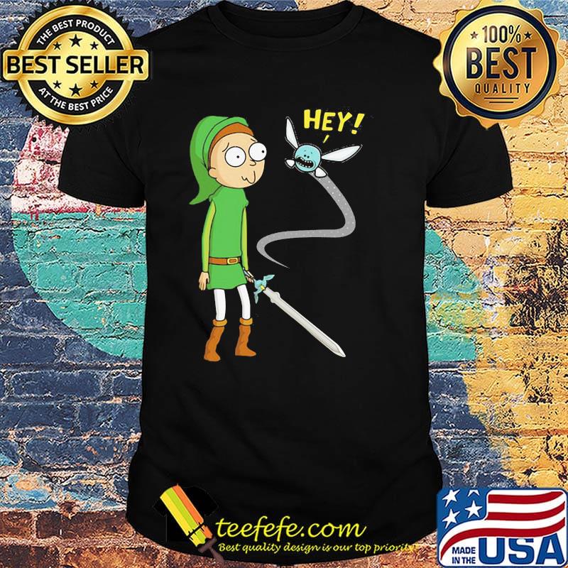 Rick and morty hold sword hey shirt Rick and morty hold sword hey shirt