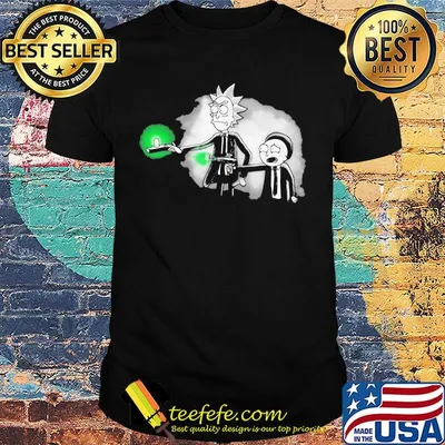 Rick and morty shoots gun shirt
