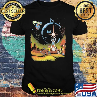 Rick and morty shoots star wars shirt