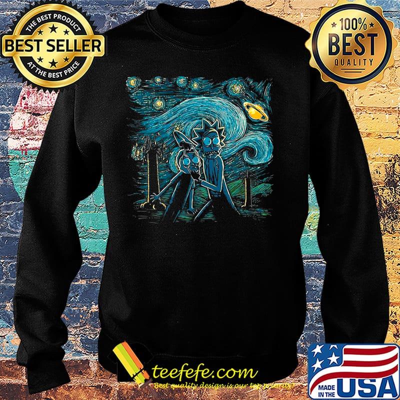 Rick and morty starry night s Sweater Rick and morty starry night s Sweater