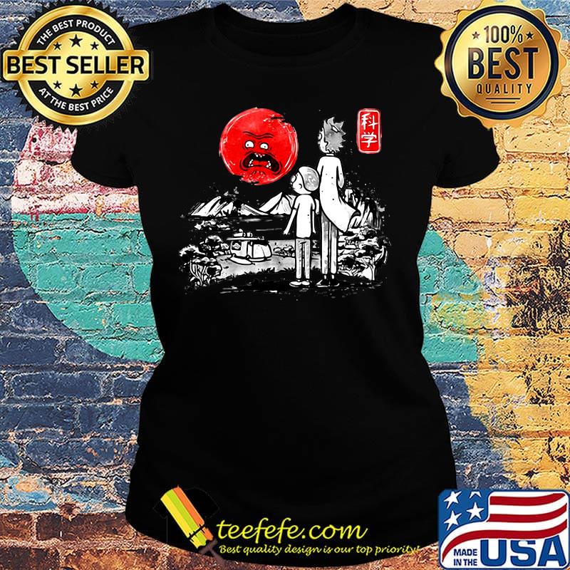 Rick and morty sunset japanese s Ladies tee Rick and morty sunset japanese s Ladies tee