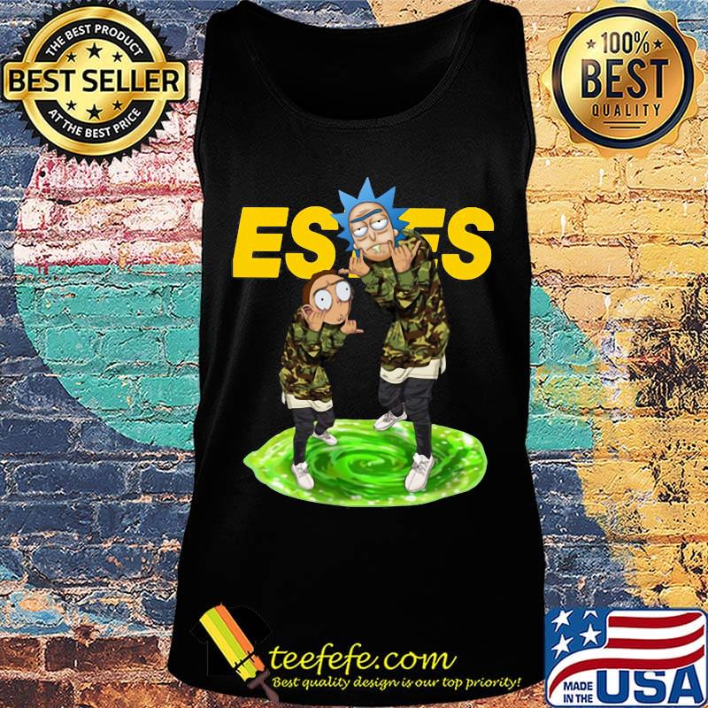 Rick and morty veteran estes logo s Tank top Rick and morty veteran estes logo s Tank top