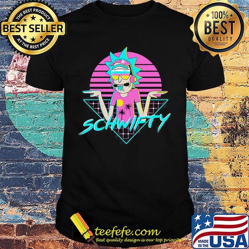 Rick dj schwifty vintage retro shirt