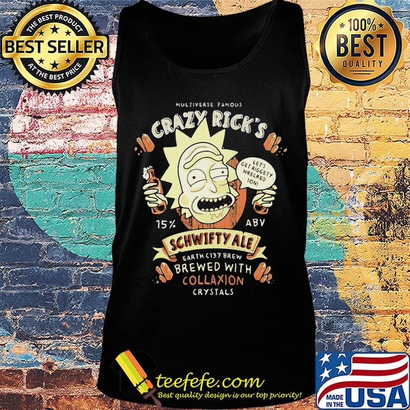 Rick multiverse famous crazy rick’s let’s get riggety wecked son schwifty ale earth c137 brew s Tank top Rick multiverse famous crazy rick’s let’s get riggety wecked son schwifty ale earth c137 brew s Tank top