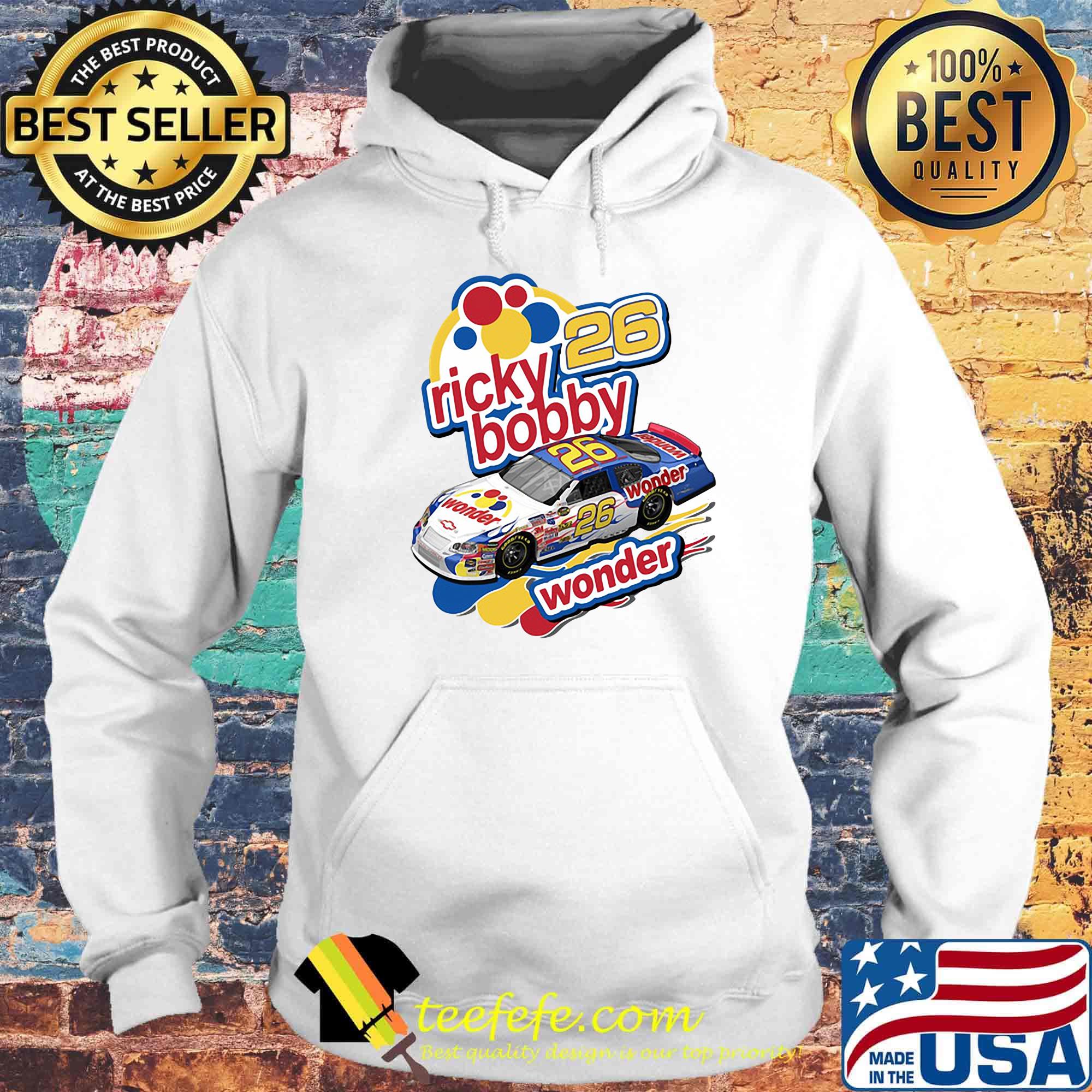 Ricky bobby 26 wonder s Hoodie Ricky bobby 26 wonder s Hoodie
