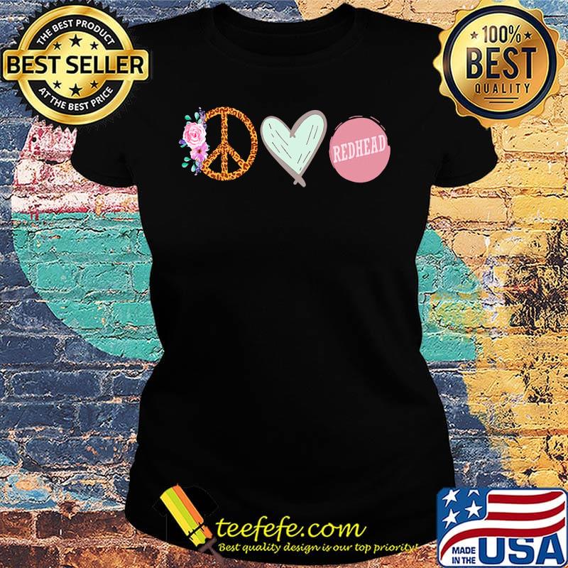 Ring Rose Heart Redhead Shirt Ladies tee Ring Rose Heart Redhead Shirt Ladies tee