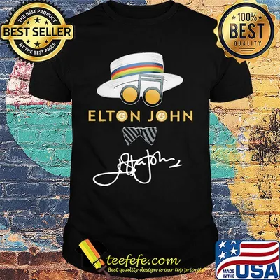 Rocketman elton john signature music shirt