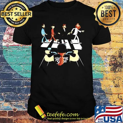 Rolling stone abbey road shirt