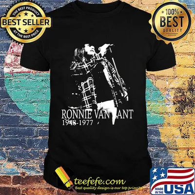 Ronnie van zant 1948 1977 signature shirt