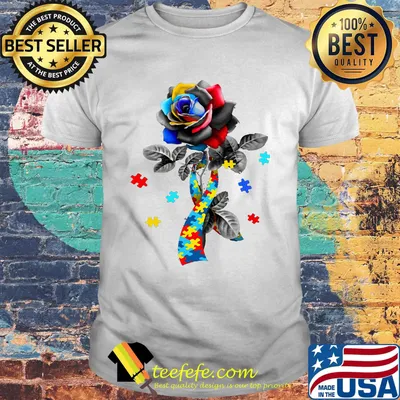 Rose Insert Color Leaf Shirt
