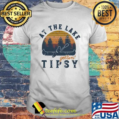 Rowing at the lake gettin tipsy vintage retro shirt