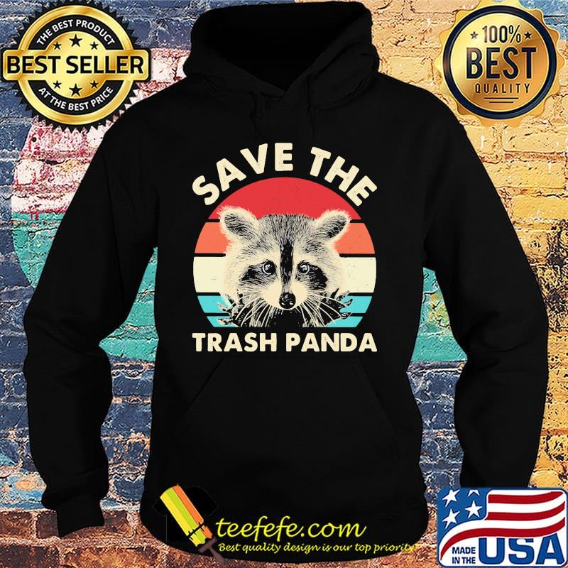 Save the trash panda vintage retro s Hoodie Save the trash panda vintage retro s Hoodie