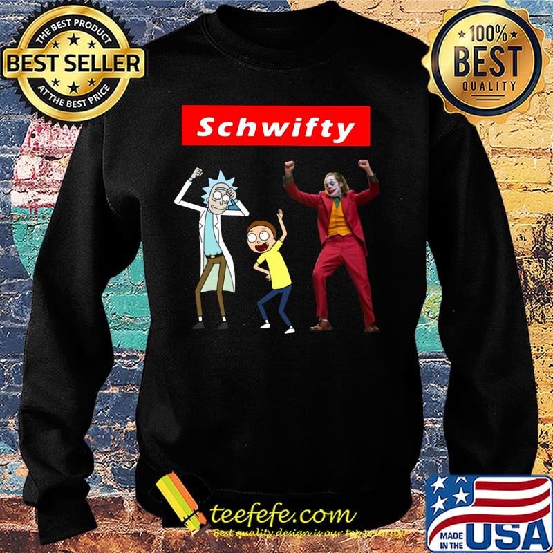 Schwifty Joker Rick and Morty jump s Sweater Schwifty Joker Rick and Morty jump s Sweater