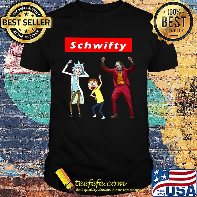 Schwifty Joker Rick and Morty jump shirt