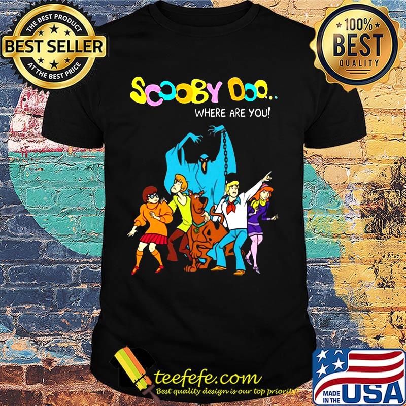 Scooby doo cartoon where are you shirt