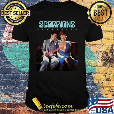 Scorpions lovedrive rock metal band logo shirt