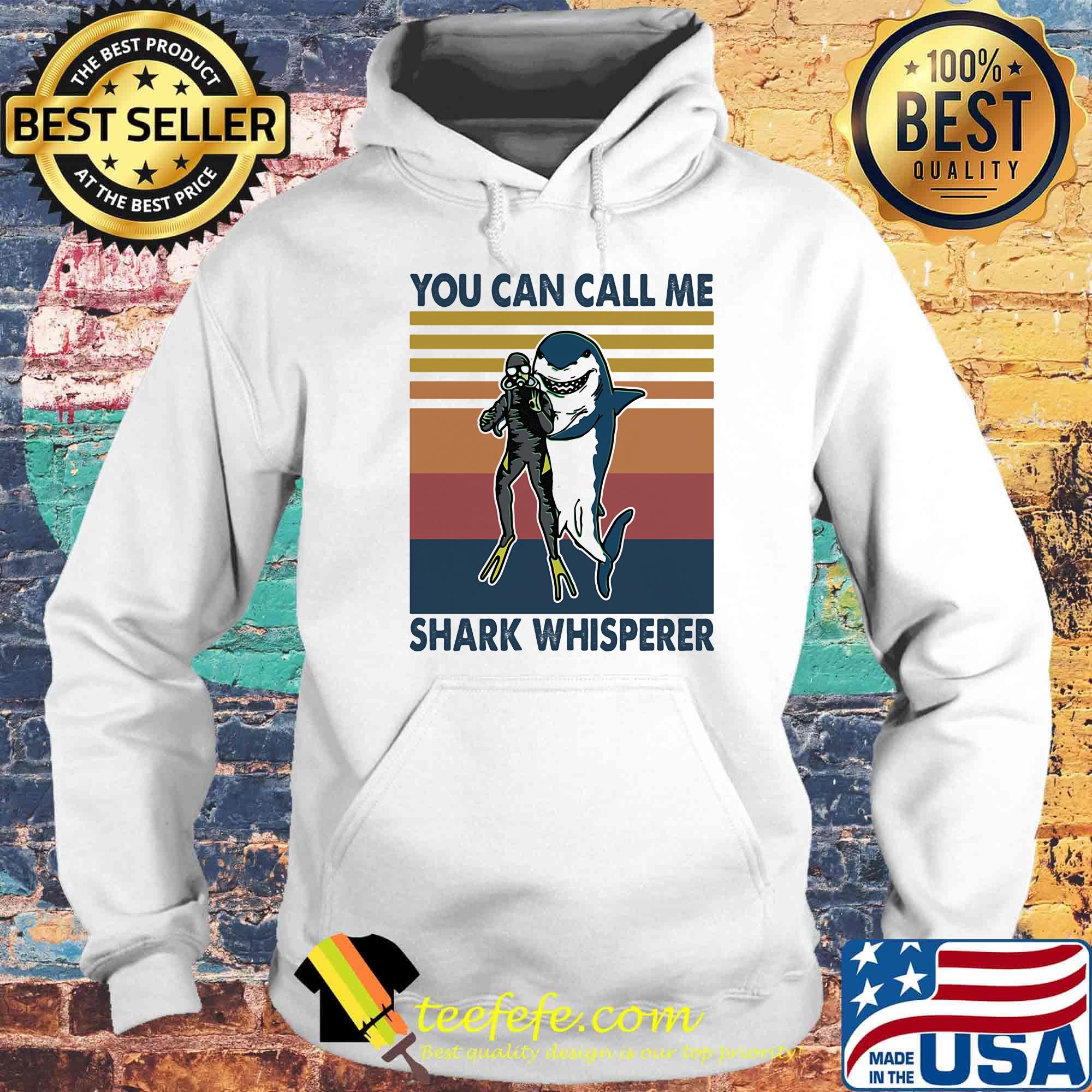 Scuba diving you can call me shark whisperer vintage retro s Hoodie Scuba diving you can call me shark whisperer vintage retro s Hoodie