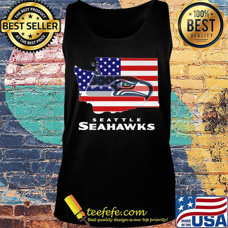 Seattle seahawks american flag happy independence day s Tank top Seattle seahawks american flag happy independence day s Tank top