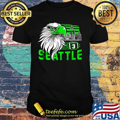 Seattle seahawks football eagles city shirt
