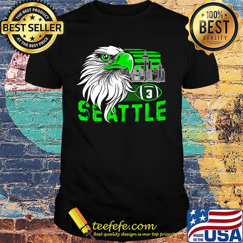 Seattle seahawks football eagles city shirt