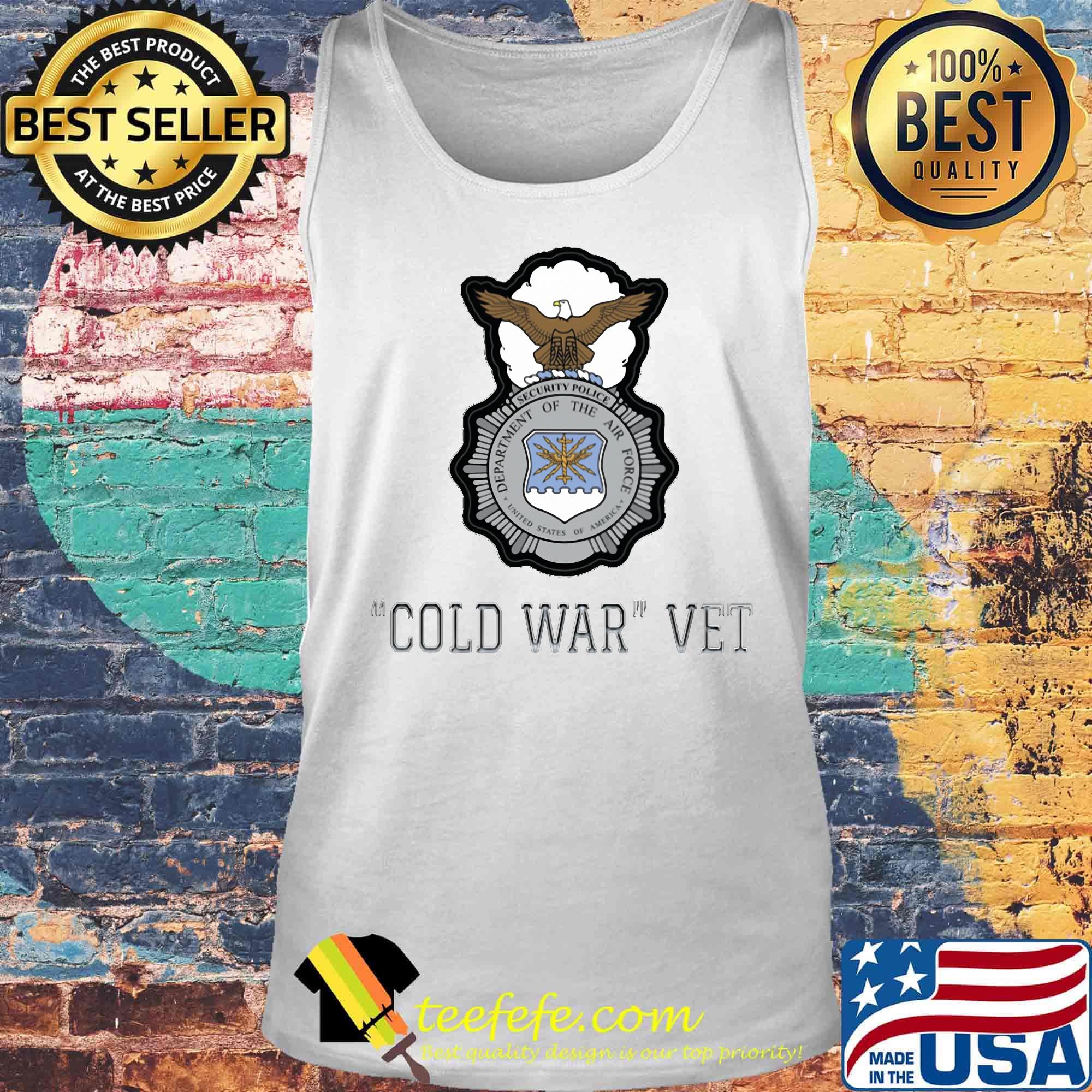 Security police department of the air force cold war vet s Tank top Security police department of the air force cold war vet s Tank top