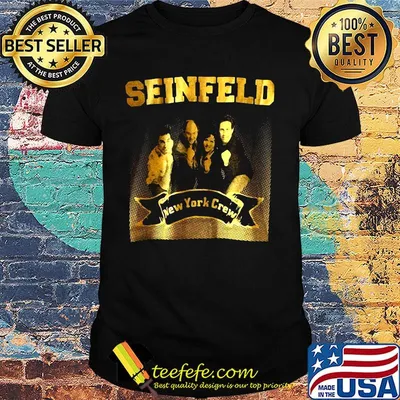 Seinfeld New York crew 2 sided shirt