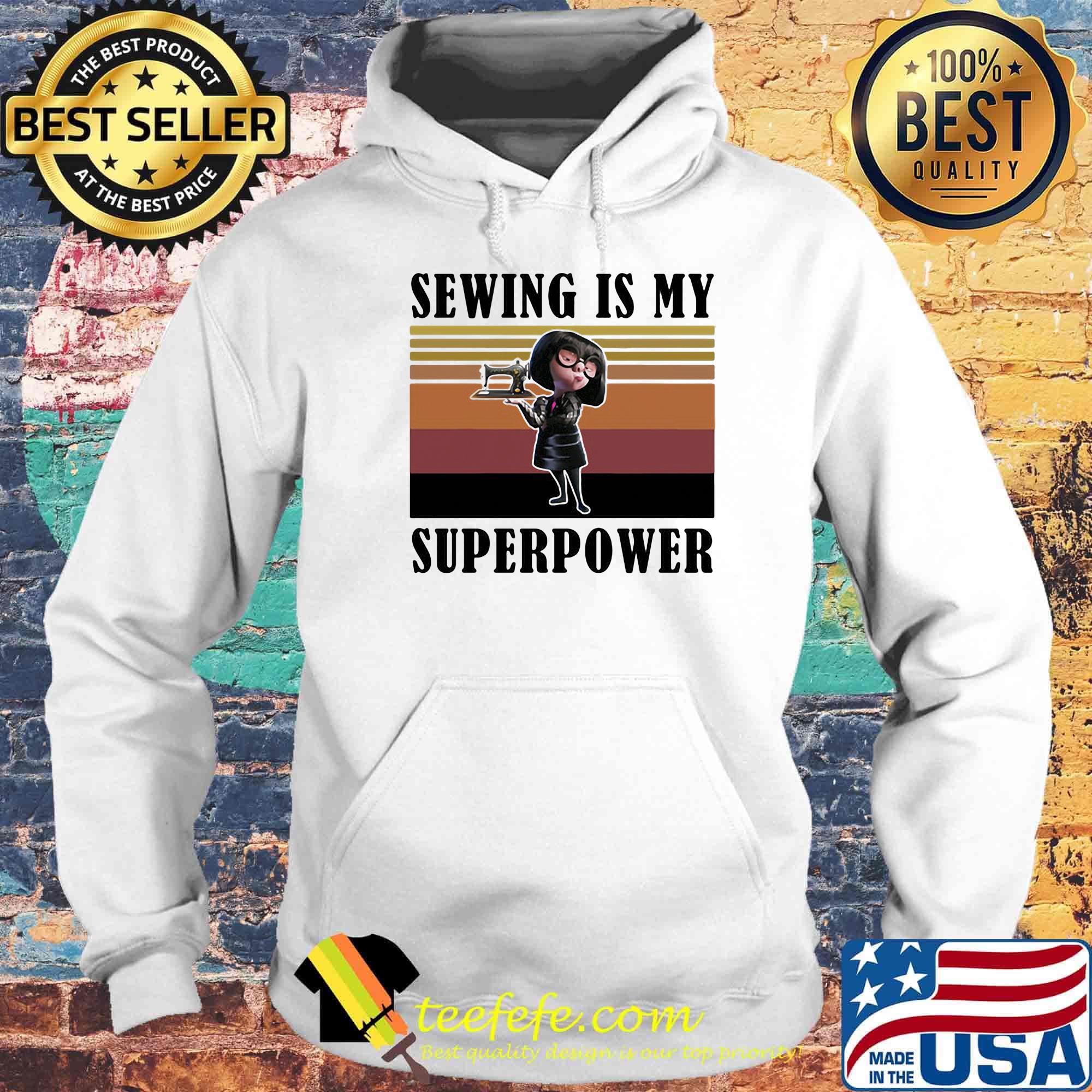 Sewing is my superpower vintage retro s Hoodie Sewing is my superpower vintage retro s Hoodie