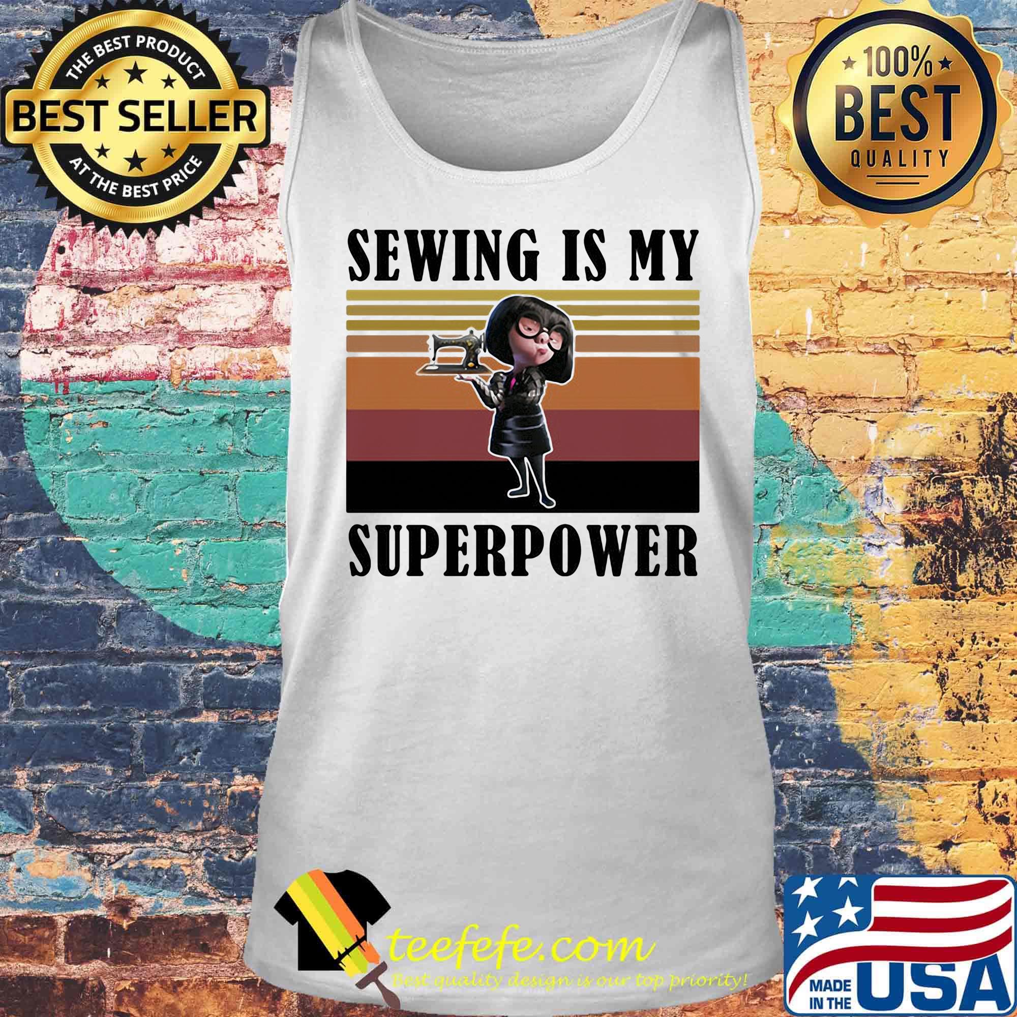 Sewing is my superpower vintage retro s Tank top Sewing is my superpower vintage retro s Tank top