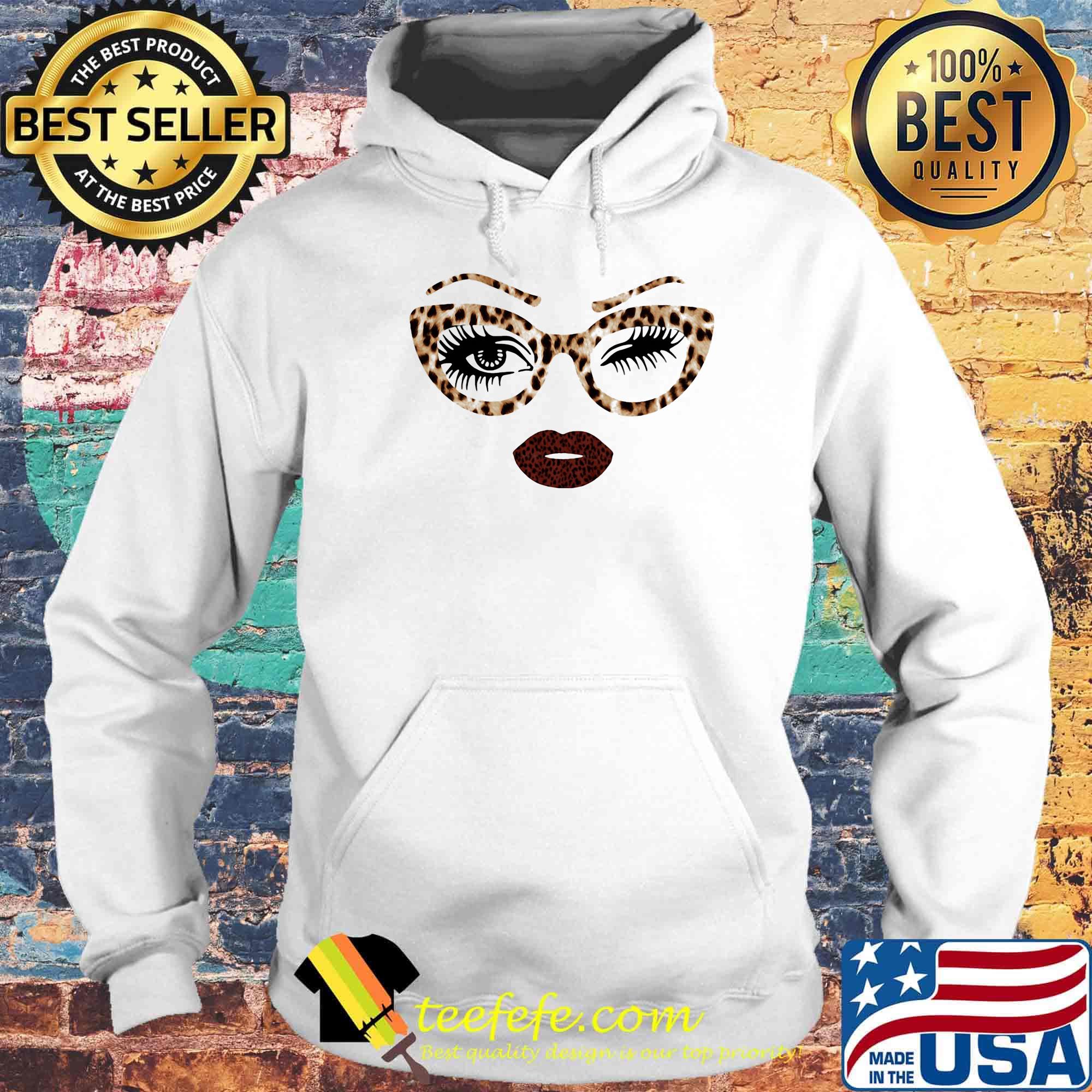 She face glasses leopard skin s Hoodie She face glasses leopard skin s Hoodie