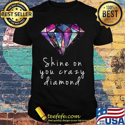 Shine on you crazy diamod colorful shirt