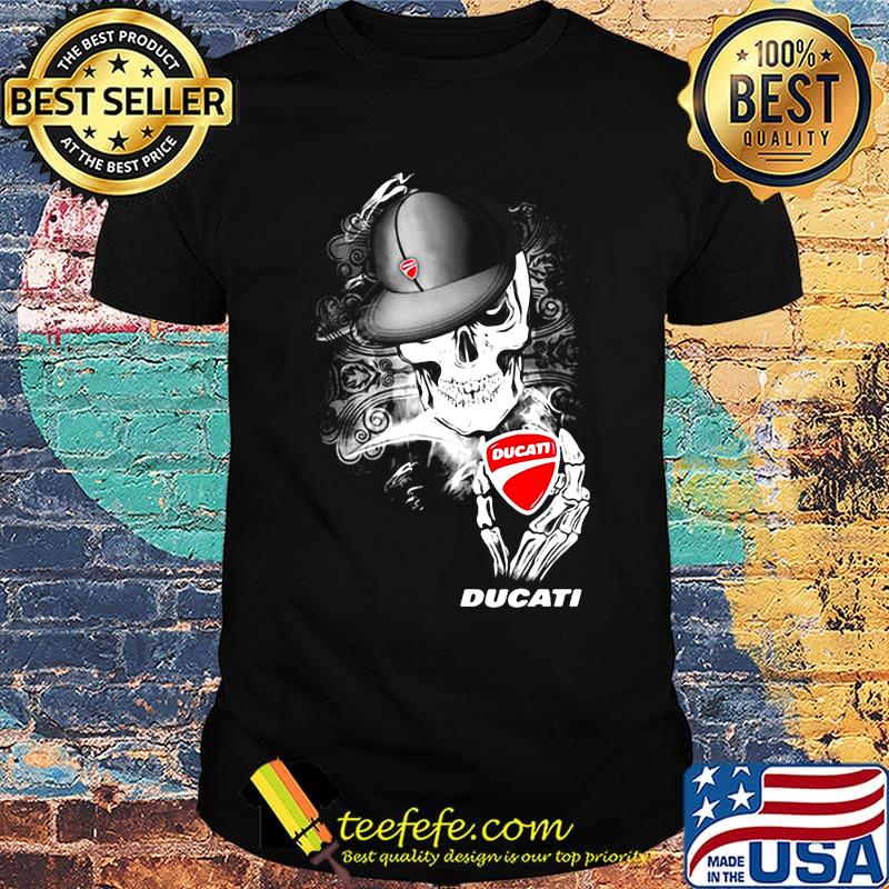Skeleton skull ducati logo shirt Skeleton skull ducati logo shirt