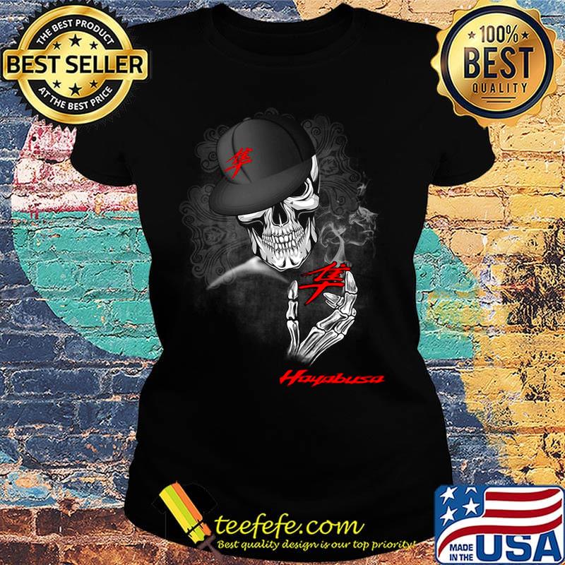 Skeleton skull hayabusa logo s Ladies tee Skeleton skull hayabusa logo s Ladies tee