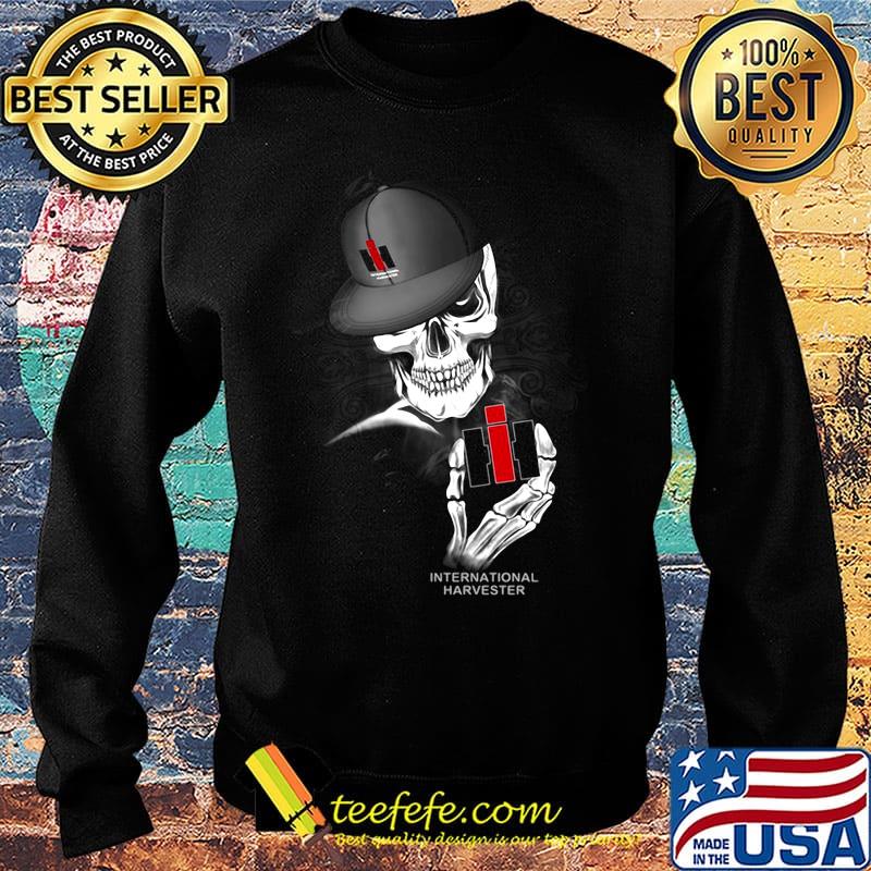 Skeleton skull international harvester logo s Sweater Skeleton skull international harvester logo s Sweater